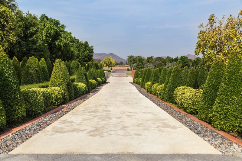 Shrubs Along a Garden Path
